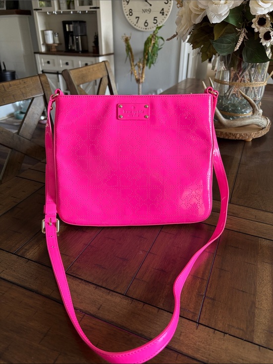 kate spade Handbags - kate spade Neon Pink Crossbody Bag